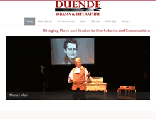 Tablet Screenshot of duendedrama.org